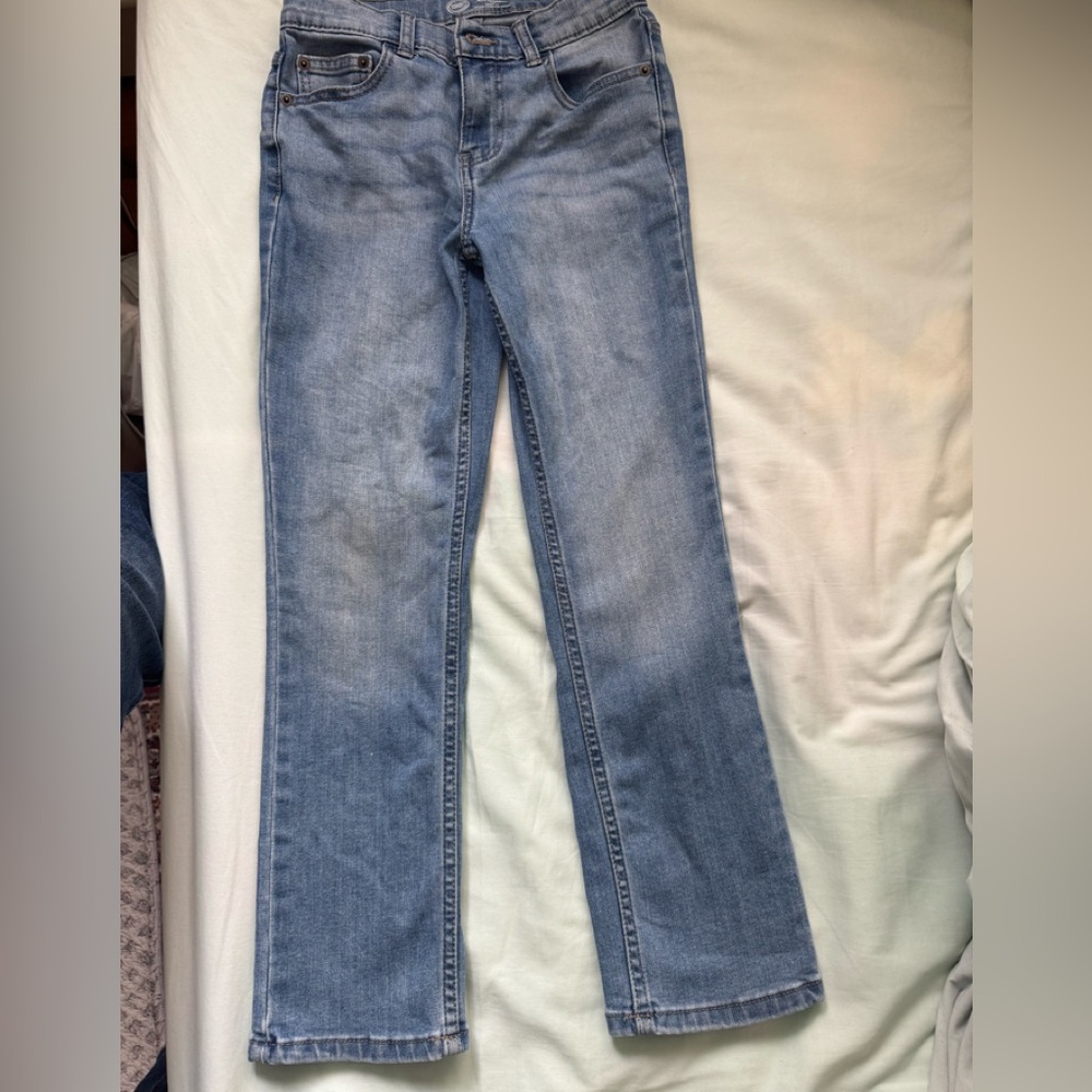 Girls Size 10 Wonder Nation Light Blue Flare Jeans